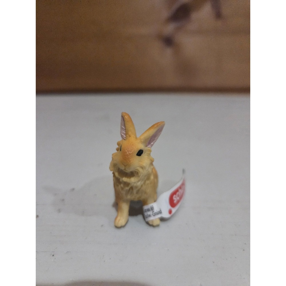 Schleich - FARM WORLD 13974 - Lion Head Rabbit Bunny Cute Animal Figurine